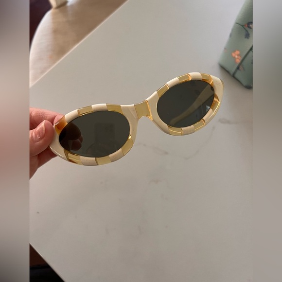 Trifari vintage RARE 1960's Op art sunglasses - Picture 5 of 9